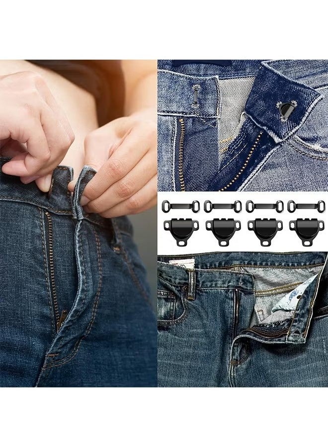 50 Pairs 3 Styles Skirt Hooks and Eyes Sewing Hook, Sewing Snaps Clothing Fixing Tools with Metal Snaps Buttons Fasteners Press Studs for Trousers Skirt Dress Sewing and DIY Crafting, 2 Colors - Image 4