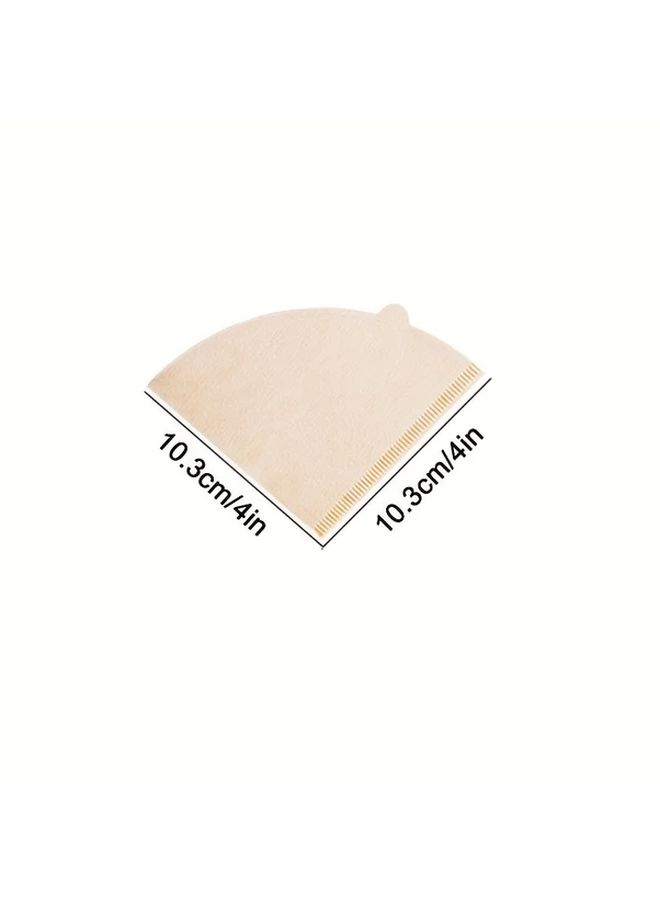 40 Pcs Natural Wood Pulp V60 Cone Coffee Filter Papers For American Drip Coffee Makers Home Barista Essential - Image 3