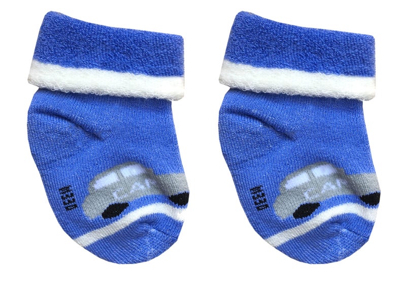 CLUZE New Born Baby Ankle Length Socks Gift Set - Winter Multi Design Woolen Socks for Infants/Kids (0-6 Months) (Pack of 6) - Image 3