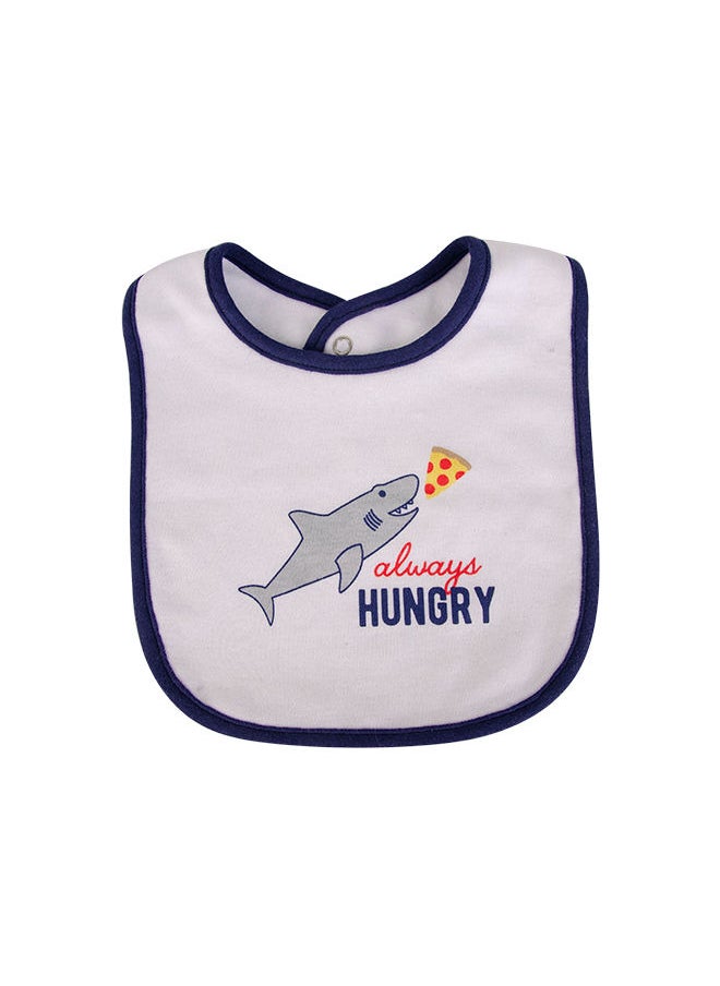 hudson baby Bib & Socks Set 5 Piece Hungry Shark  - Image 5