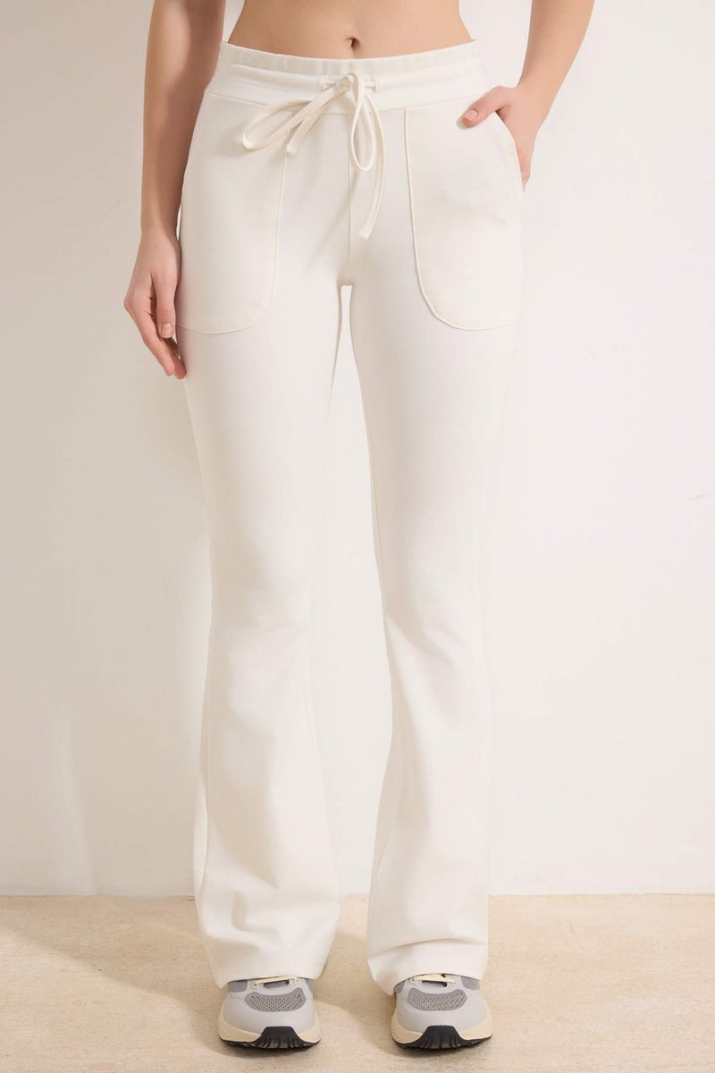 trendyol Ecru Soft Brushed Fabric Knitted Sports Sweatpants Thmss26Ea00003 - Image 3