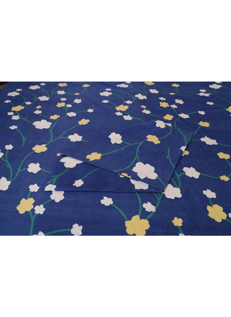 Status Contract Status Contract Cotton Rich Double Fitted Bedsheet with 2 Pillow Covers for Bed Room Home Hotel120 GSM D2  - Image 5