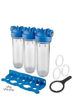 ATLAS FILTRI 3 Stage water Filter machine, machine Whole House Water Filter,3-Stage water Filtration machine, Sets of High Capacity Replacement Pre-Filter Sets for Essence Series Reverse Osmosis Water Filter System Stage 1, 2&3.  - Image 1