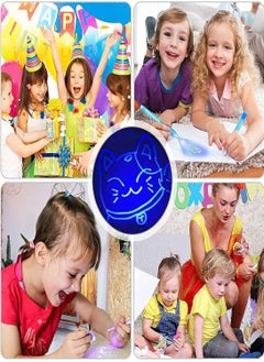 Y&D Invisible Ink Pen with UV Light 6 Colors Secret Magic Disappearing Marker for Message Fun Activity Entertainment Kids Party Favors  - Image 4