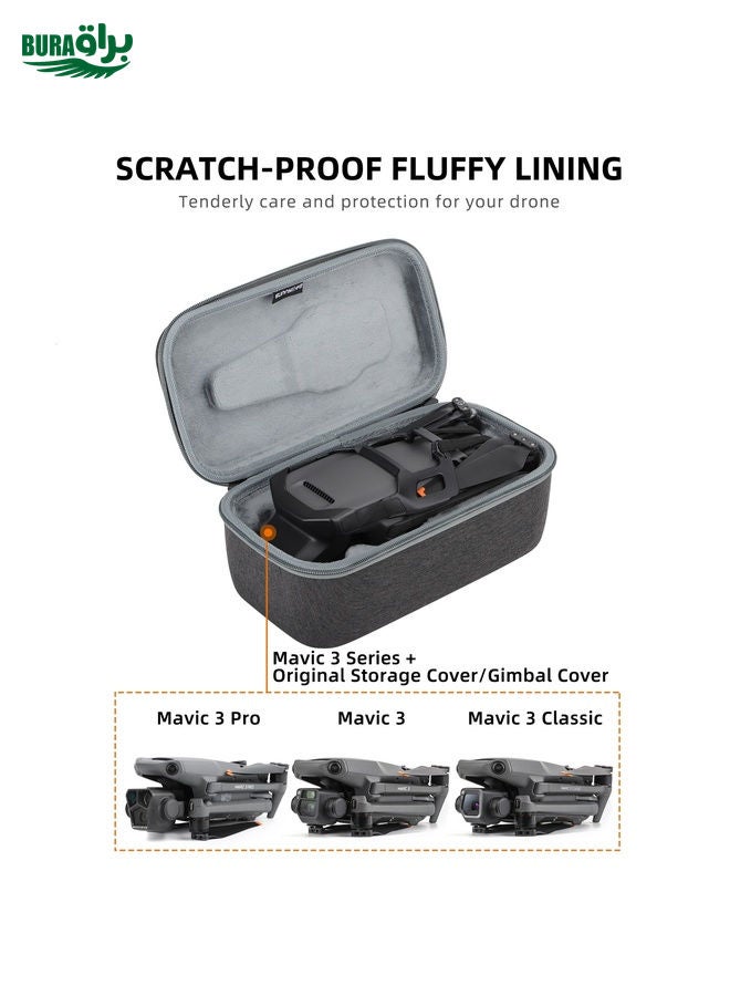 BURAQ For DJI Mavic 3 Pro /  3 Classic / 3 Sunnylife Storage Bag Handbag Drone Body Bag - Image 5