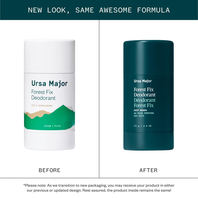 Ursa Major Natural Deodorant - Forest Fix | Aluminum-Free, Non-staining and Cruelty-Free | 2.6 ounces - Image 2