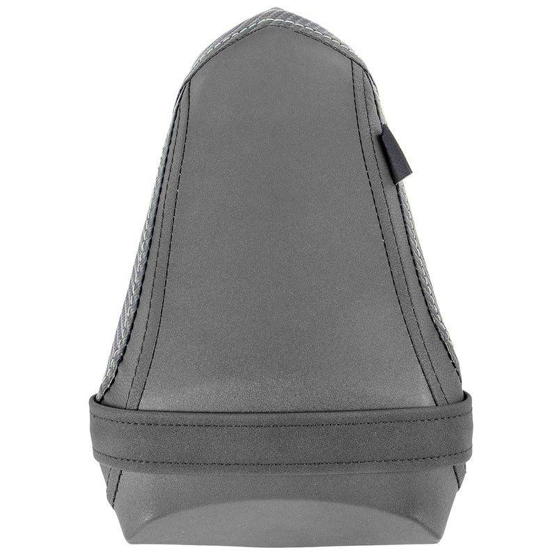 Generic Lorababer Motorcycle Front Rider Rear Passenger Seat Pad Cover Cushion Pillion Leather Pad Compatible with Y-amaha YZFR7 YZF-R7 YZF R7 2021 2022 2023 Pressure Relief Saddle (Rear-Black)  - Image 1