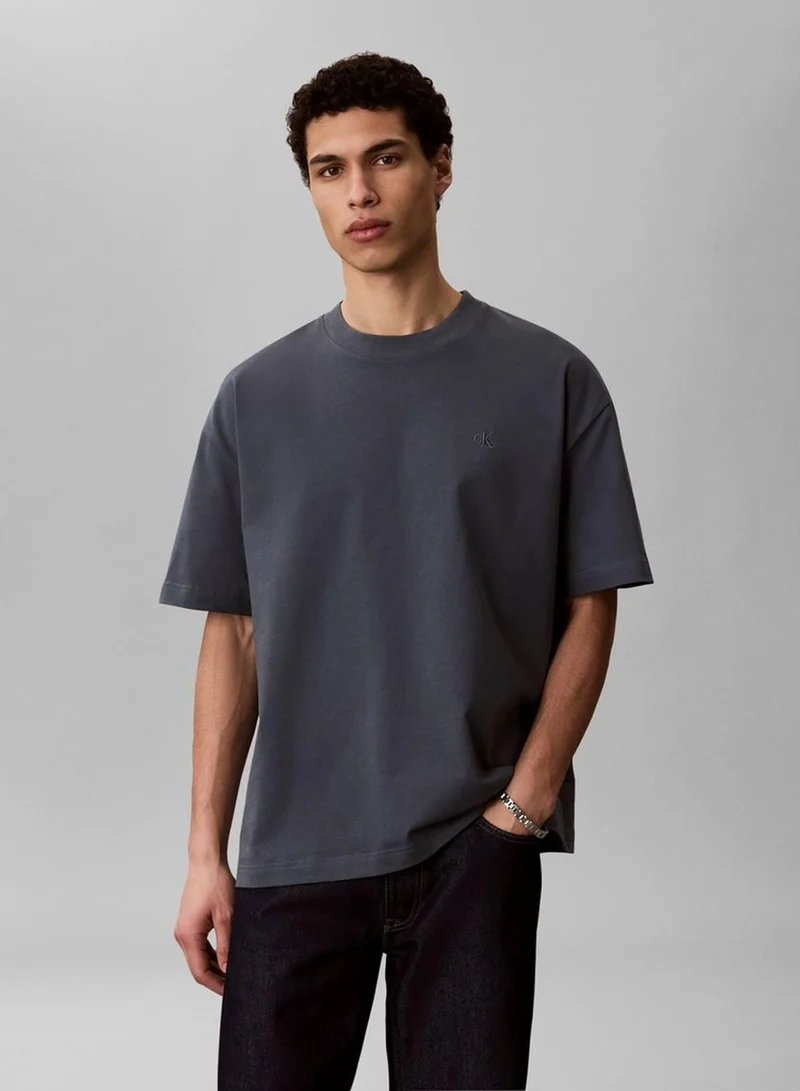 Oversized Embossed Logo T-Shirt