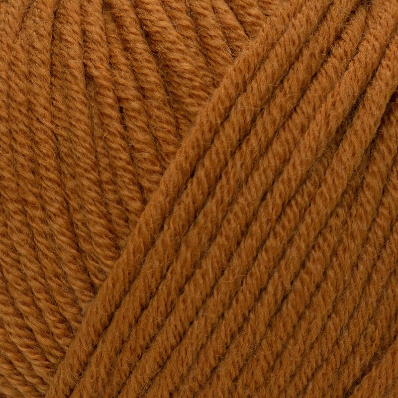 Estako Wool 98 100% Superwash Merino Wool Medium Worsted Weight Soft Knitting and Crochet Yarn 1.76 oz (50gr) 98 yds (90 m) (6369-Cinnamon) - Image 2