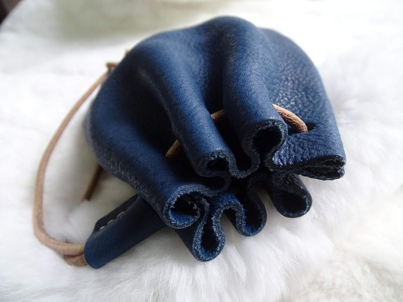 Analys CC Fantastic Workmanship Genuine Leather Drawstring Coin Purse - Image 2