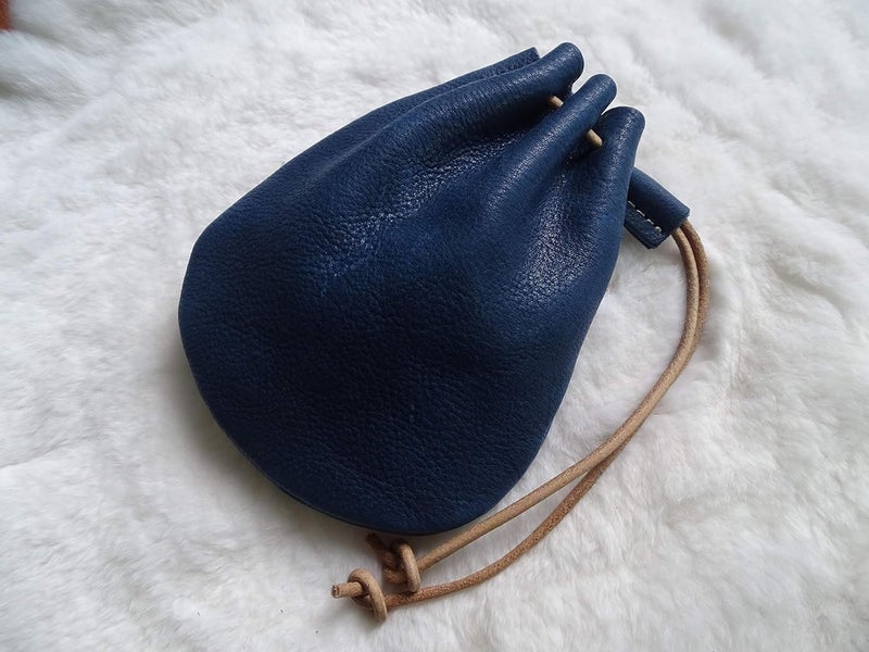 Analys CC Fantastic Workmanship Genuine Leather Drawstring Coin Purse - Image 5