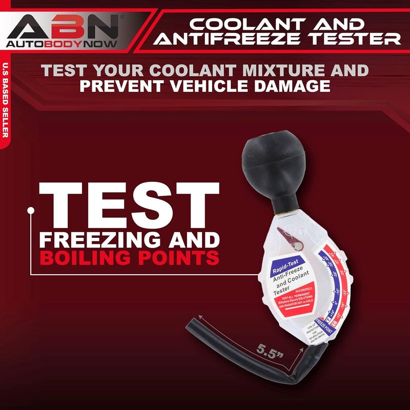 ABN | Deluxe Antifreeze and Coolant Tester Hydrometer Tester - Automotive Antifreeze Tester for Ethylene Glycol Coolant - Image 2