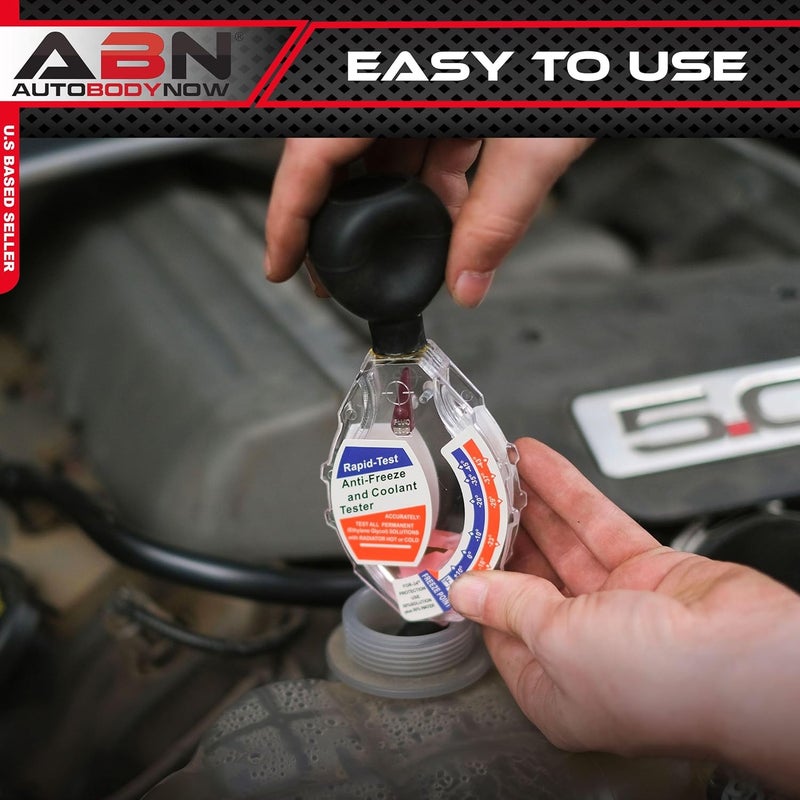 ABN | Deluxe Antifreeze and Coolant Tester Hydrometer Tester - Automotive Antifreeze Tester for Ethylene Glycol Coolant - Image 4