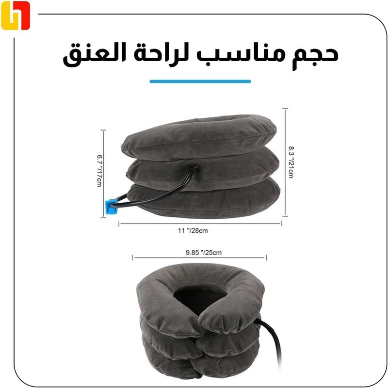 Cervical Neck Traction Neck Travel Neck, Inflatable Cervical Traction Device - Neck Pain Relief and Comfort Anytime, Anywhere - Image 3