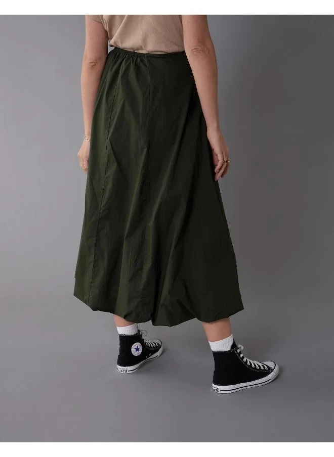 امريكان ايجل AE High-Waisted Maxi Bubble Skirt