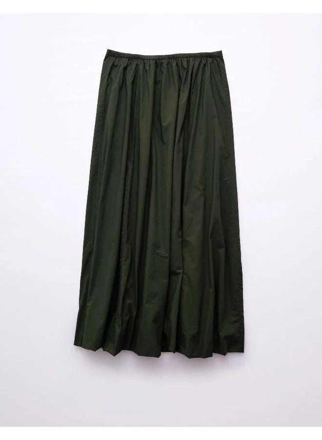 امريكان ايجل AE High-Waisted Maxi Bubble Skirt