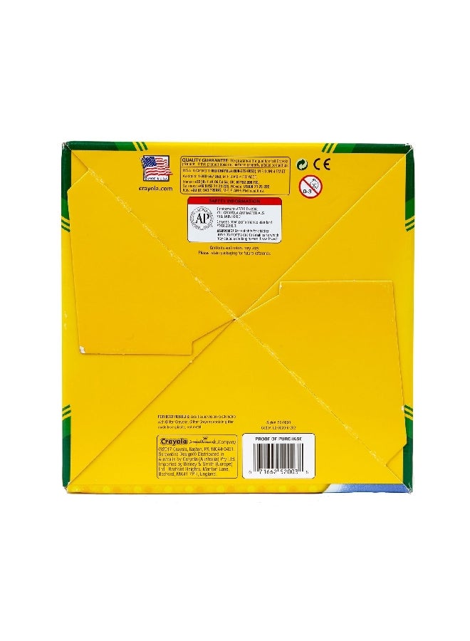 كرايولا مجموعة أقلام تلوين من  قطعة مع مبراة وحامل متعددة الألوان - Image 2