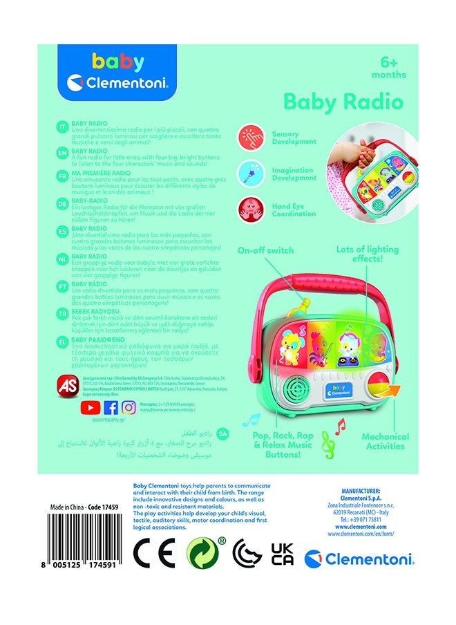 Clementoni Clementoni Baby My First Radio, Battery Operated  - Image 5