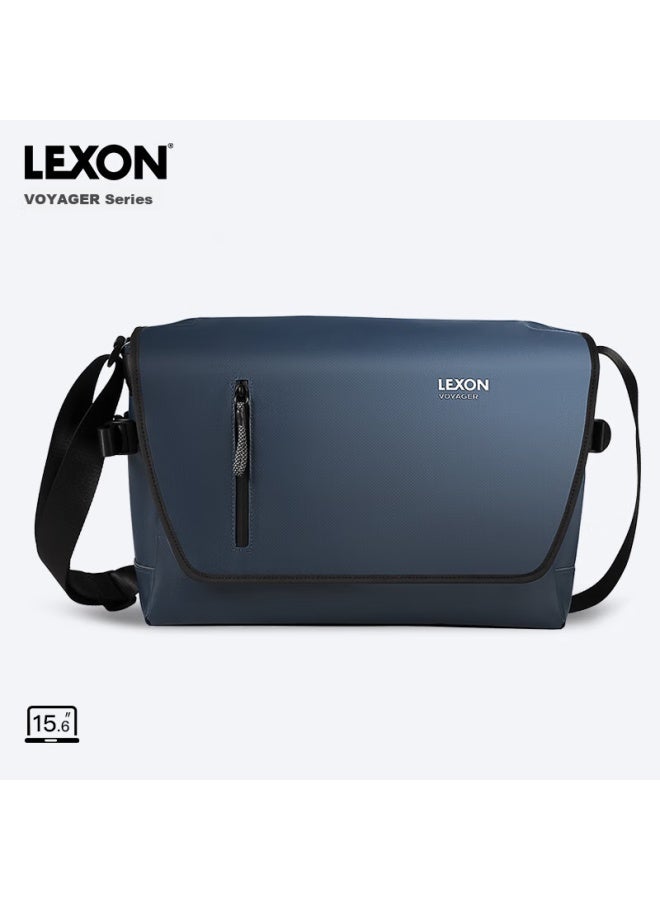 Lexon Crossbody Bag For Men, Handheld And Shoulder Bag, Trendy Large Capacity Travel Commuter Messenger Bag, Multifunctional Laptop Bag, Blue - Image 2