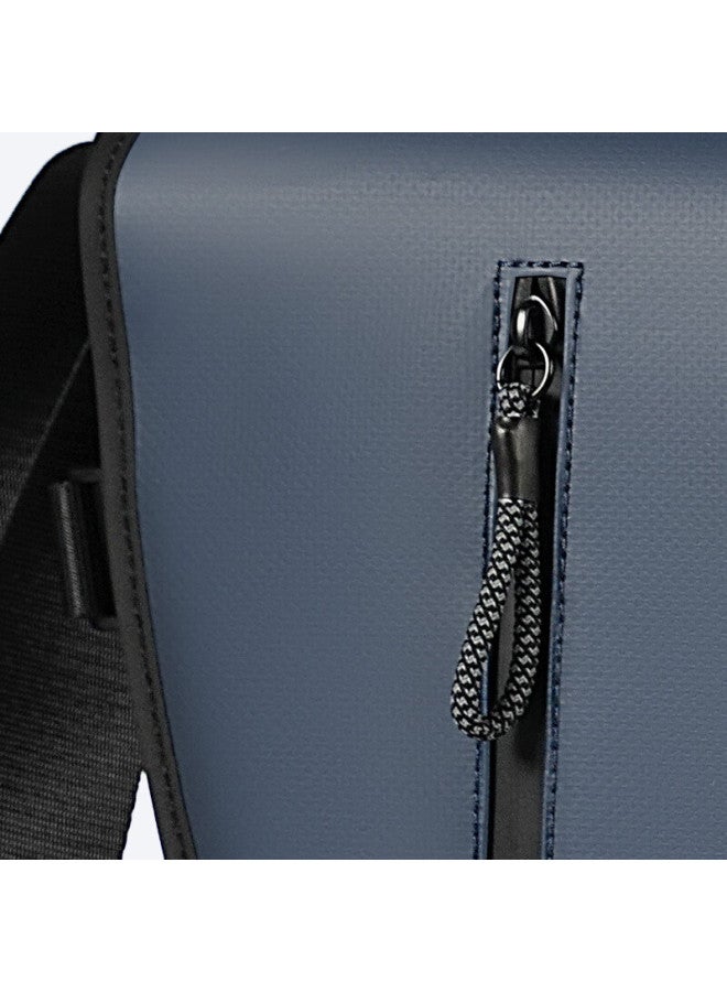 Lexon Crossbody Bag For Men, Handheld And Shoulder Bag, Trendy Large Capacity Travel Commuter Messenger Bag, Multifunctional Laptop Bag, Blue - Image 4