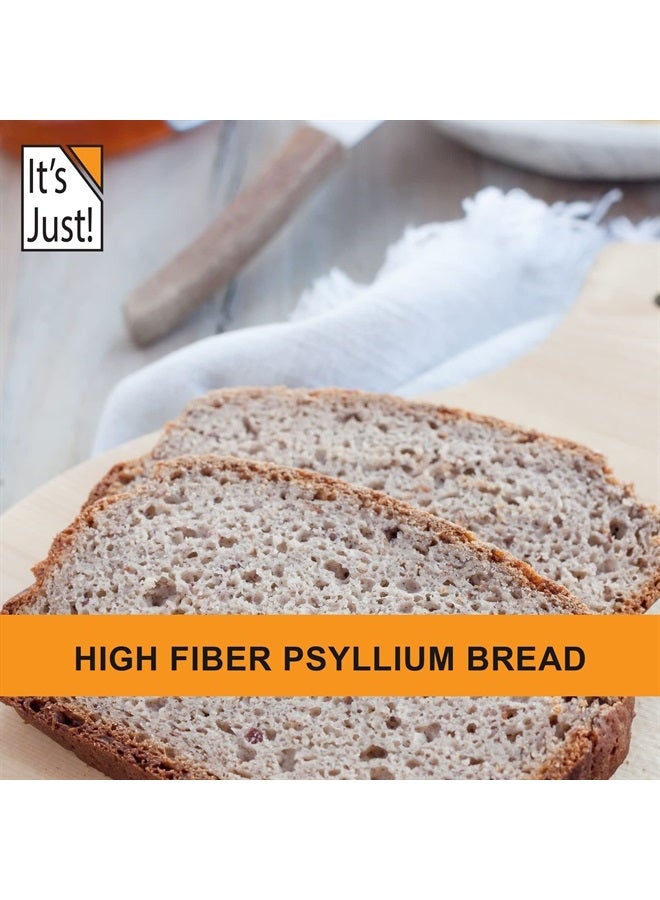 It's Just! Psyllium Husk Powder, Easy Mixing Dietary Fiber, Cleanse Your Digestive System, Finely Ground Powder, Ideal for Keto Baking, Non-GMO (Unflavored, 24oz (Pack of 1)) - Image 3