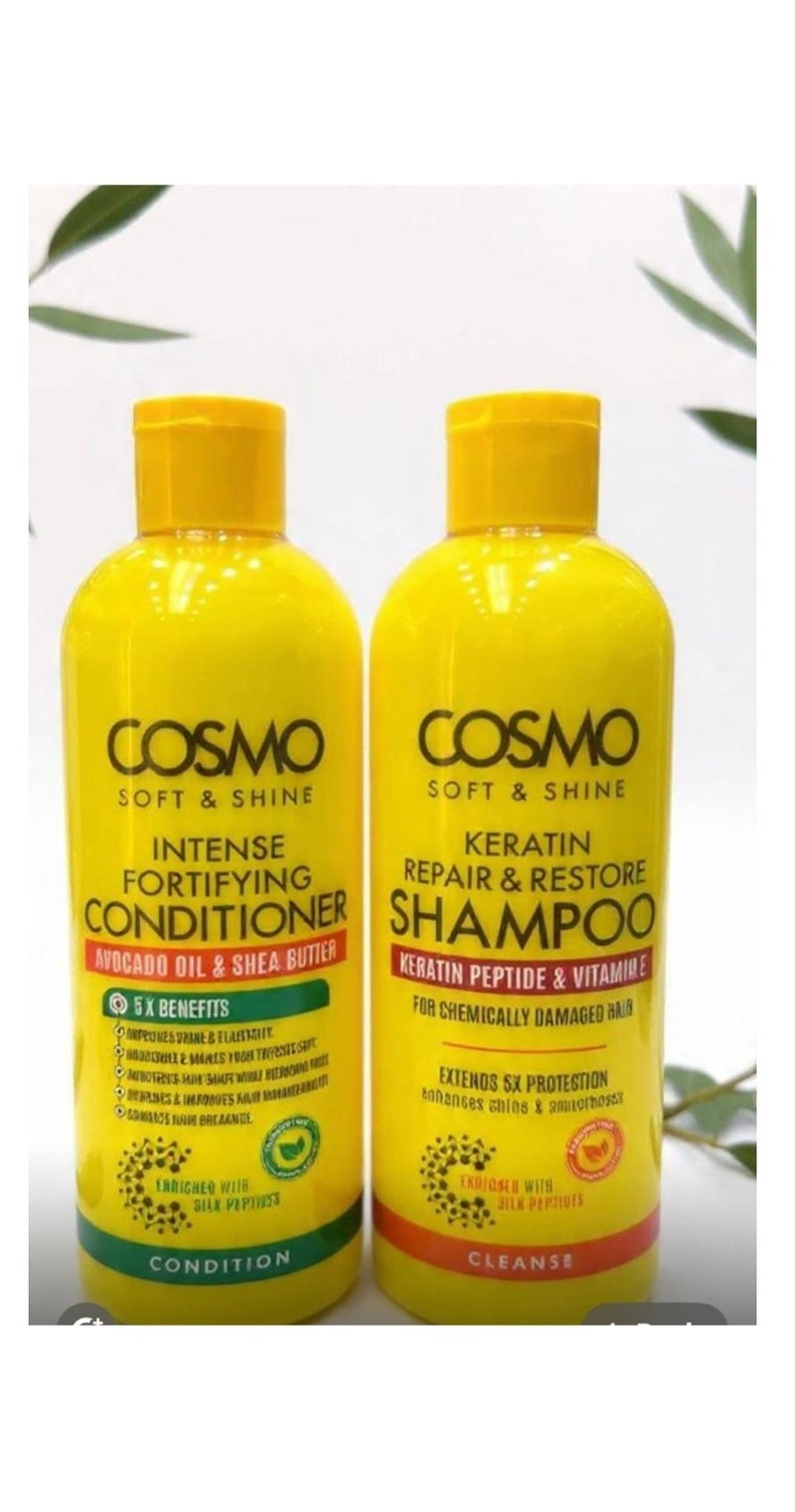 كوزمو شامبو بالكرياتين + كوزمو بلسم بالافكادو والشيا باتر عرض 1+1 - Image 1
