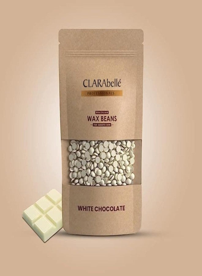 CLARABELLE PROFESSIONALS Clarabelle White Chocolate Hard Wax Beans | Painless Stripless Hair Removal for Women & Men | For Bikini Line, Upper Lips, Arms, Legs & Full Body | Removes Coarse Hair from Root (White Chocolate, 50g) - Image 3