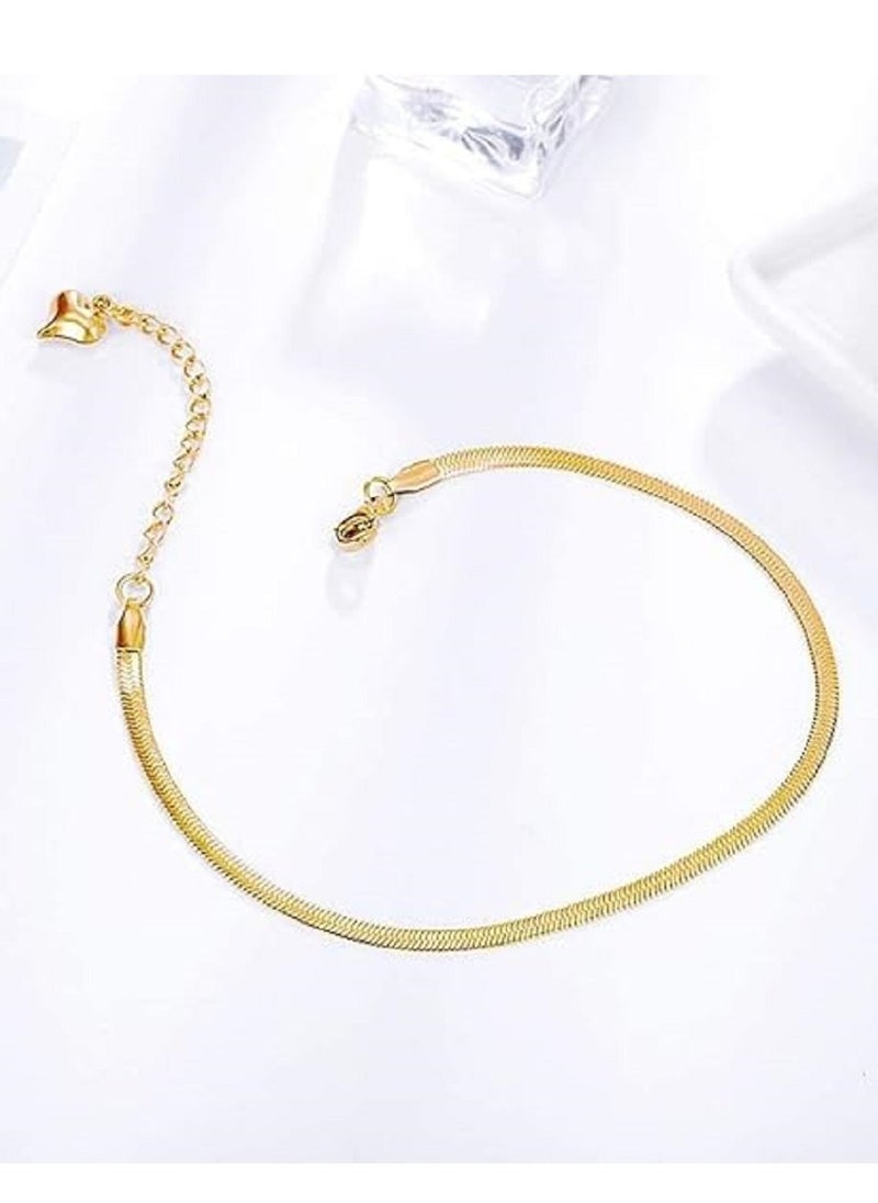 MANIKAN - MANIKAN a waterproof, stainless steel anklet with a width of 3 mm and a length of 21 + 5 inches. - Image 1