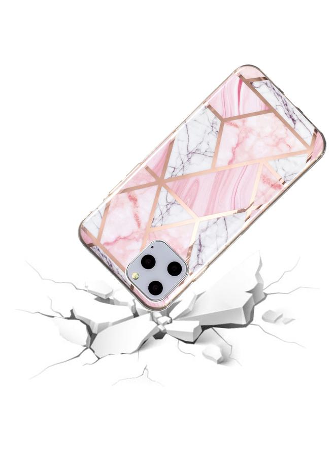 Zaboon Case For iPhone 11 Pro Electroplated Marble Pattern TPU Phone Case - Image 5