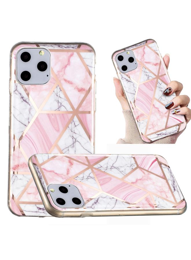 Zaboon Case For iPhone 11 Pro Electroplated Marble Pattern TPU Phone Case - Image 1