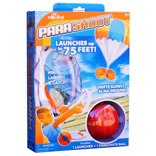Djubi Parashoot Best Gifts for Kids and 8 Up Slingshot Flying Parachute Outdoor Beach Lawn Tailgating Family Game Toys Gifts for 8 9 10 11 12 13 Year Old - Image 1