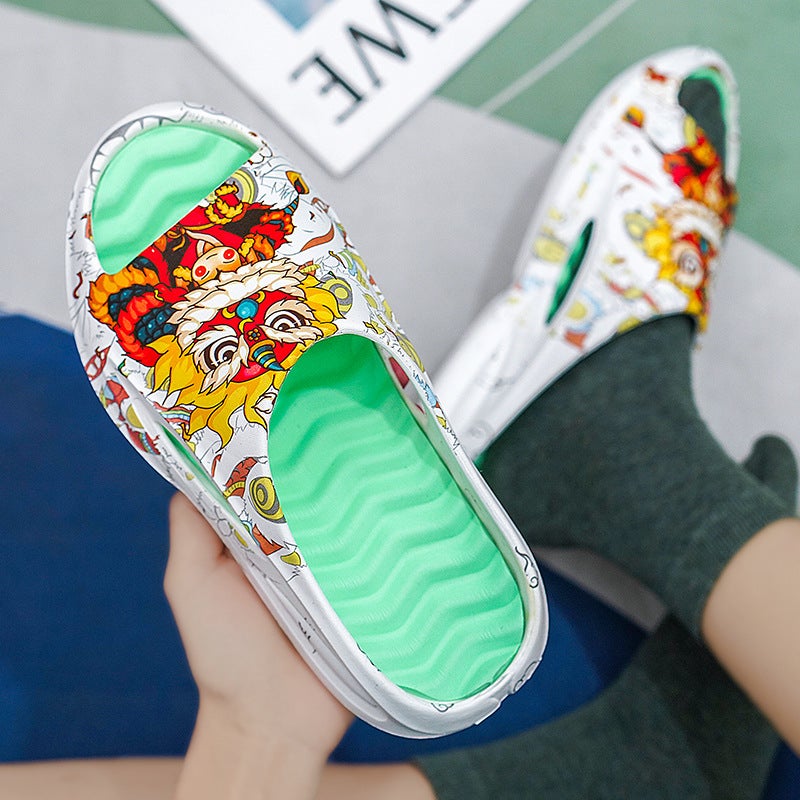 Parent-Child Slippers Couple Slippers Outdoor Fashion Men'S And Women'S Sports Trendy Slippers Children'S Casual Sandals - Image 5
