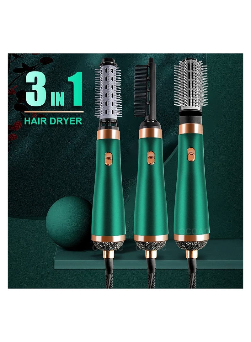 New Electric Hair Dryer Blow Dryer Comb Rotating Hot Air Brush 3 In 1 Hairdryer Hair Blower Brush Hair Curler - Image 1