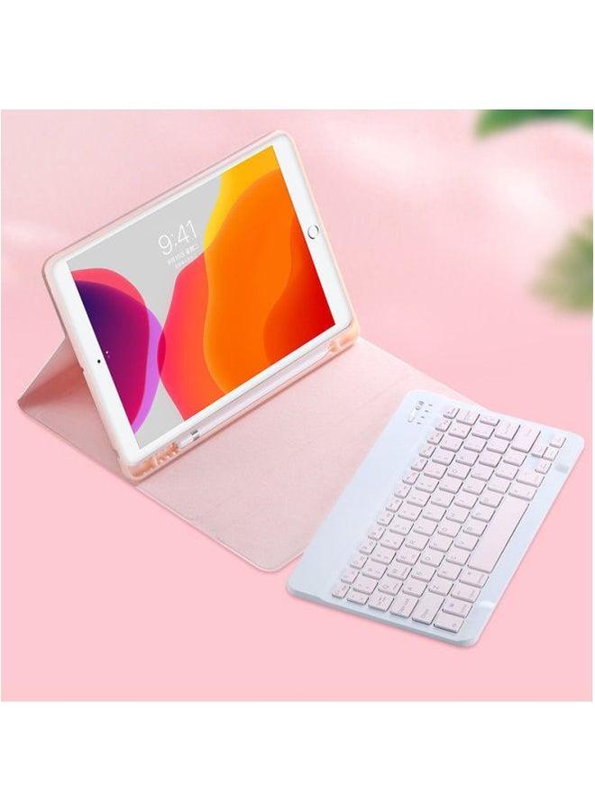 Digital Computer/tablet External Keyboard Portable Wireless Bluetooth Suitable For Various Tablets Computers-Color:Purple (keyboard + Leather Mouse)-Product Type:ipad Air1/air2/pro9.7 Inch/2017/2018 - Image 4