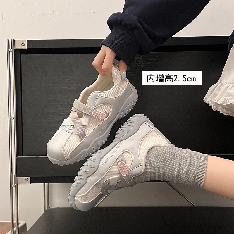 Chao Soft ~ Ballet Function Shoes Summer 2025 Season New Leisure Sports Leather Elastic Band Running Shoes A Pedal - Image 4