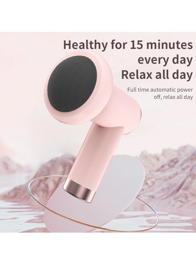 AROAQ - Body Slim Massger, Fat Burning Cellulite Vibration Machine, Compact And Portable Large Coverage Muscle Massager, Handheld Deep Rolling Mini Massager Machine For Weight Loss And Relaxation, (Pink) - Image 1