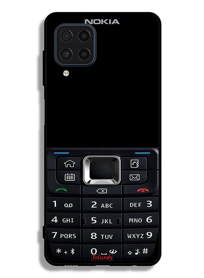 Tolwak Samsung Galaxy F22 Protective Case Cover Old Phone Pattern - Image 2