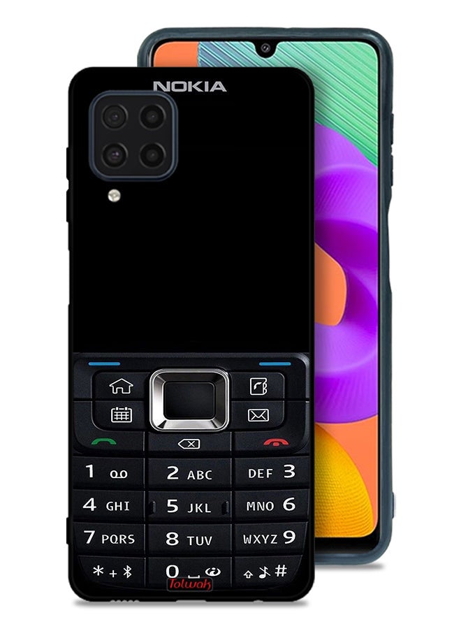 Tolwak Samsung Galaxy F22 Protective Case Cover Old Phone Pattern - Image 1