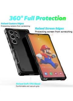 CaseNeo Compatible with Samsung Galaxy S23 Ultra Anti Scratch Protective Shell Device Case Shockproof Heavy Duty Protective Phone Case Non Slip Soft Back Cover Protector  - Image 2