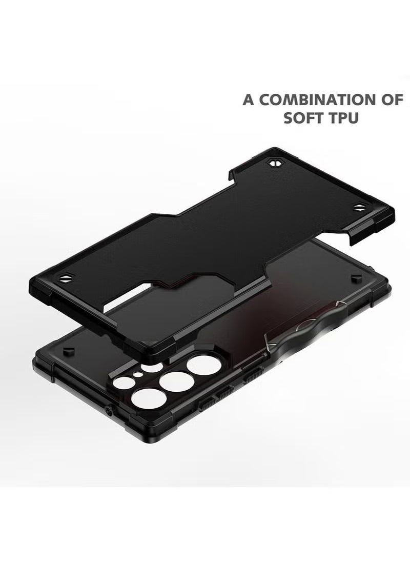 Compatible with Samsung Galaxy S23 Ultra Anti Scratch Protective Shell Device Case Shockproof Heavy Duty Protective Phone Case Non Slip Soft Back Cover Protector