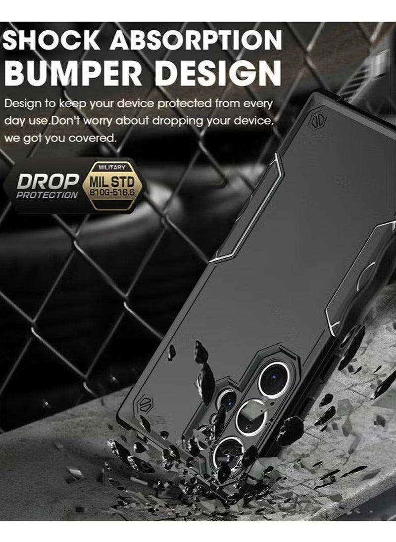 Compatible with Samsung Galaxy S23 Ultra Anti Scratch Protective Shell Device Case Shockproof Heavy Duty Protective Phone Case Non Slip Soft Back Cover Protector