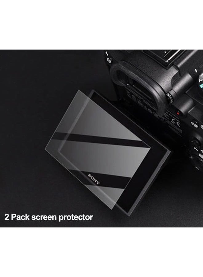 Pocoukate Camera Case for Sony ZV-E10 / ZV-E10L, Vlog Style Alpha ZV-E10 ZV-E10L Digital Camera Anti-Scratch Slim Fit Soft DSLR Camera Sleeve with Screen Protector (Black) - Image 2