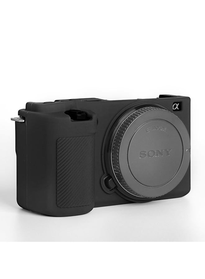Pocoukate Camera Case for Sony ZV-E10 / ZV-E10L, Vlog Style Alpha ZV-E10 ZV-E10L Digital Camera Anti-Scratch Slim Fit Soft DSLR Camera Sleeve with Screen Protector (Black) - Image 4