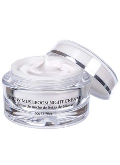 Vivo Per Lei Vivo Per Lei Snow Mushroom  Peony Night Moisturizer  Anti Wrinkle Cream for Sensitive Skin  Anti Aging Night Cream with Shea Butter  Collagen  Paraben Free Moisturizer for Skin Woes  50g 