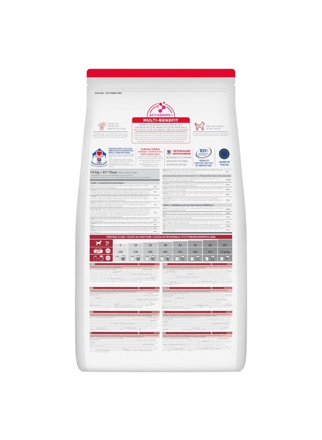 Hills Hill’s Science Plan Medium Adult Dog Food Chicken 14kg – Complete Dry Food for Medium Breed Dogs 1–6 Years | Healthy Digestion, Skin & Coat Support - Image 4