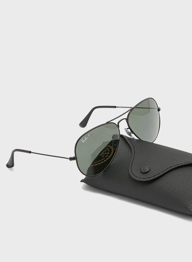 Ray-Ban  0Rb3025 Aviator Large Metal Sunglasses for Men | Best Price UAE