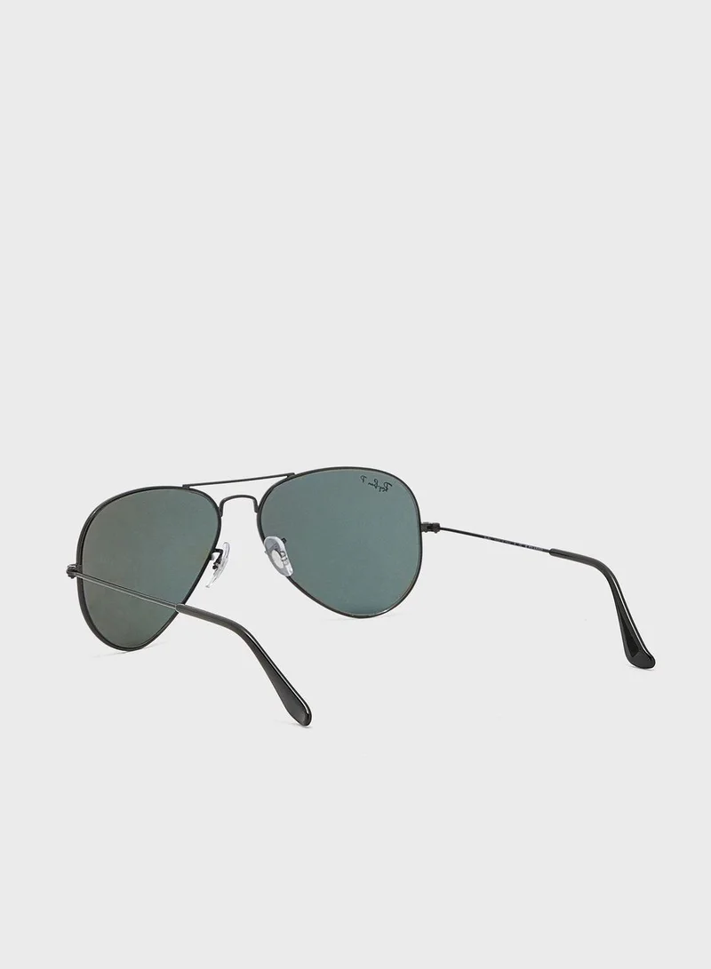 Ray-Ban 0Rb3025 Aviator Large Metal Sunglasses
