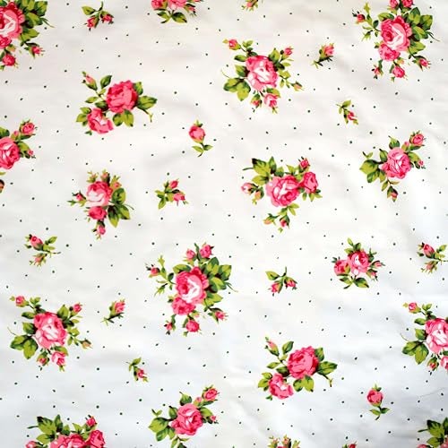 iNee Green Floral Fat Quarters Quilting Fabric Bundles, Sewing Fabric for Quilting Craftting,18 x 22 inches (Green Floral) - Image 3