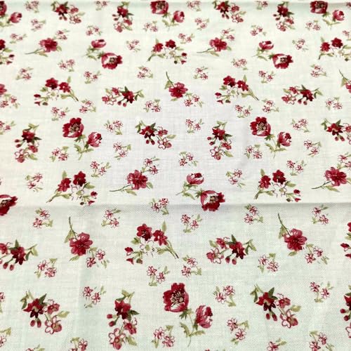iNee Green Floral Fat Quarters Quilting Fabric Bundles, Sewing Fabric for Quilting Craftting,18 x 22 inches (Green Floral) - Image 4