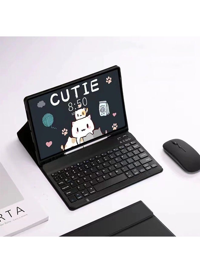 General English Keyboard Case for Galaxy Tab S8 Ultra 14.6 X900, Wireless Detachable Keyboard + Smart PU Case  - Image 1